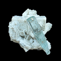 Aquamarine on Feldspar, Dara-e-Pech Pegmatite Field, Dara-e-Pech District, Kunar, Afghanistan