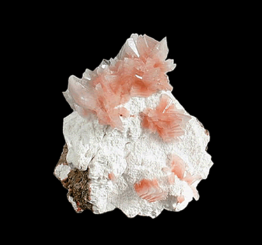 Heulandite on Mordenite, Rat's Nest Claims, Custer, County, Idaho