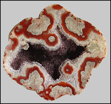 Calcite and Quartz with Hematite, Dulcote Quarry, Somerset, England