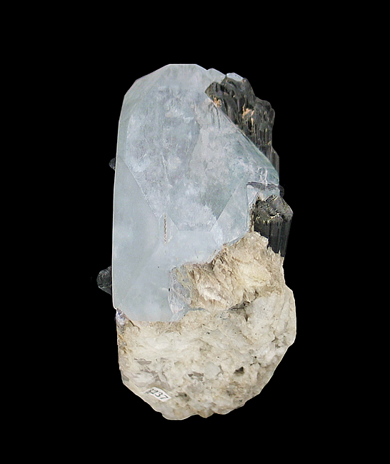 Aquamarine-Morganite with Tourmaline & Albite,, Mawi Pegmatite, Du Ab District, Nuristan Province, Afghanistan