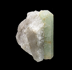 Aquamarine, Tirschenreuth, Oberpfalzer Wald, Upper Palatinate, Bavaria, Germany