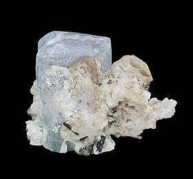 Beryl & Muscovite with Albite, Baha, Braldu Valley, Skardu District, Gilgit-Baltistan, Pakistan