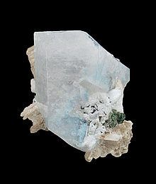 Beryl & Muscovite with Albite, Baha, Braldu Valley, Skardu District, Gilgit-Baltistan, Pakistan