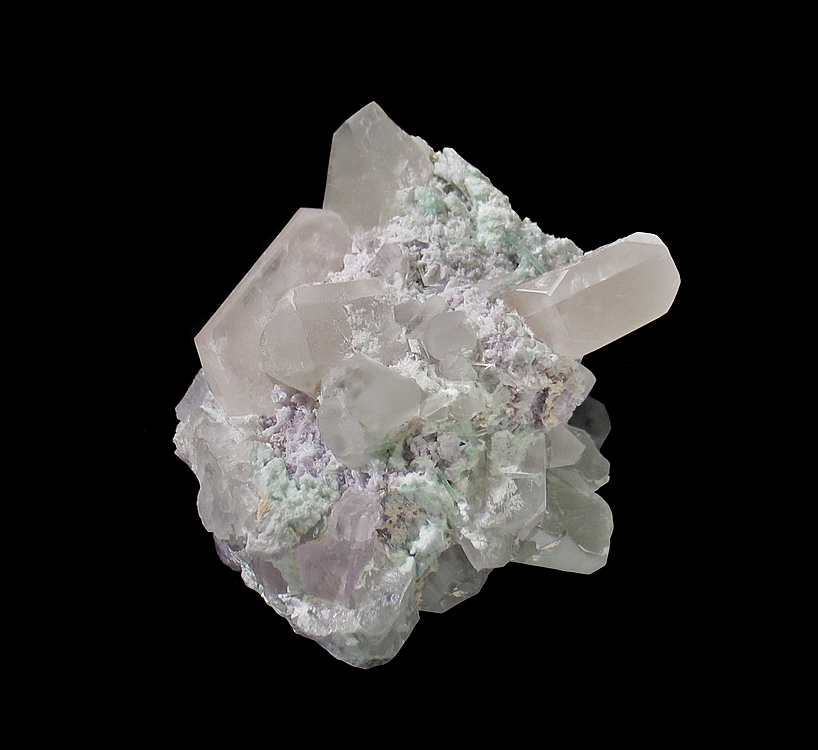 Morganite & Kunzite with Quartz, Mawi Pegmatite, Nilaw-Kolum Pegmatite Field, Nuristan, Afghanistan