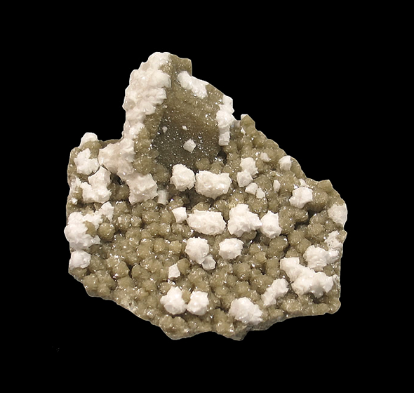 Calcite on Siderite, Turt Mine, Satu Mare, Maramures, Romania