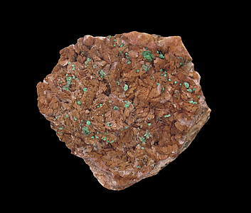 Rosasite on Dolomite, Bou Beker, Touissit-Bou Beker District, Jerada Province, Morocco