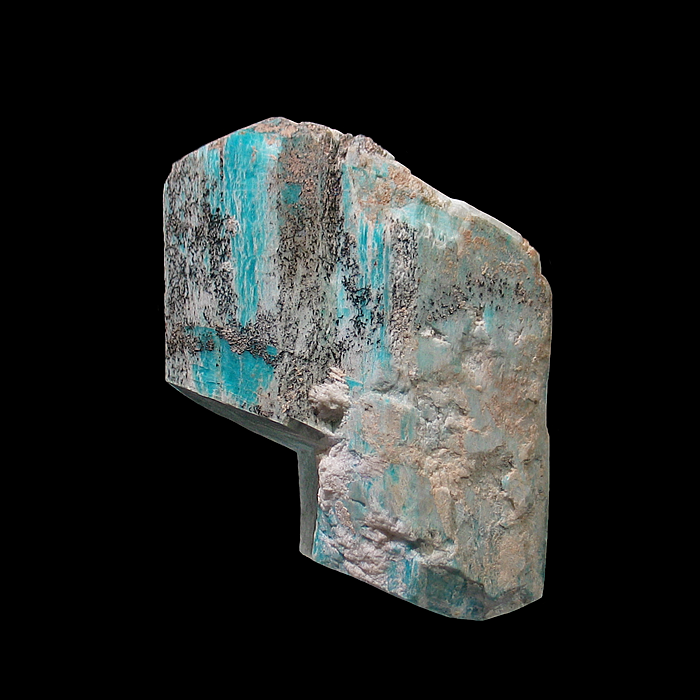 Amazonite with Schorl, Zapot Pegmatite, Gillis Range, Fitting Mining District, Mineral County, NV