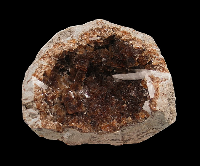 Fluorite & Celestite, Stoneco White Rock Quarry, Clay Center, Ottawa County, Ohio