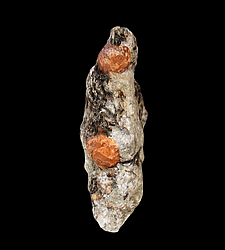 Spessartine on Muscovite, Nani Hill, Loliondo, Ngorongoro District, Arusha Region, Tanzania