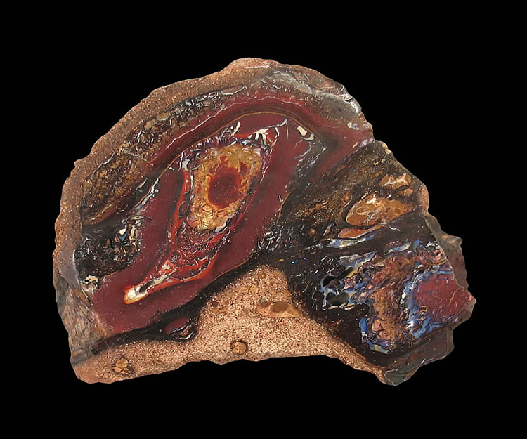 Opal nodule,Yowah Opal Field, Queensland, Australia