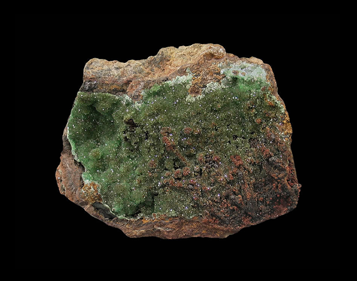 Cuprian Adamite, Ojuela Mine, Mapimí, Durango, Mexico