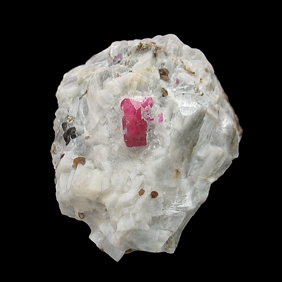 Corundum variety Ruby, Jegdalek Ruby Deposit, Surobi District, Kabul, Afghanistan