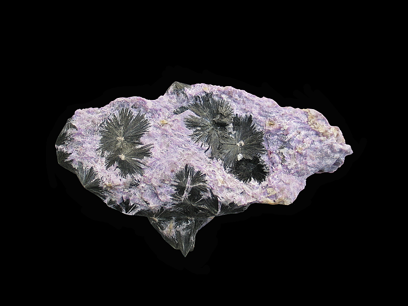 Charoite with Steacyite & Aegerine, Murunskii Massif, Chara and Tokko Rivers, Aldan Shield, Russia