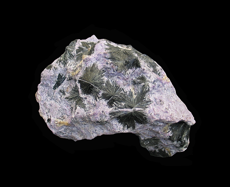 Charoite with Steacyite & Aegerine, Murunskii Massif, Chara and Tokko Rivers, Aldan Shield, Russia