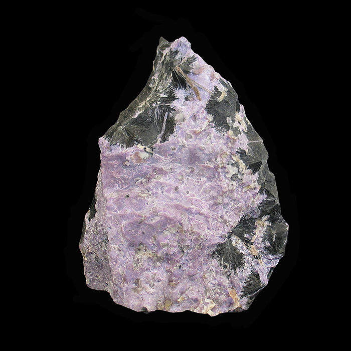 Charoite with Steacyite & Aegerine, Murunskii Massif, Chara and Tokko Rivers, Aldan Shield, Russia