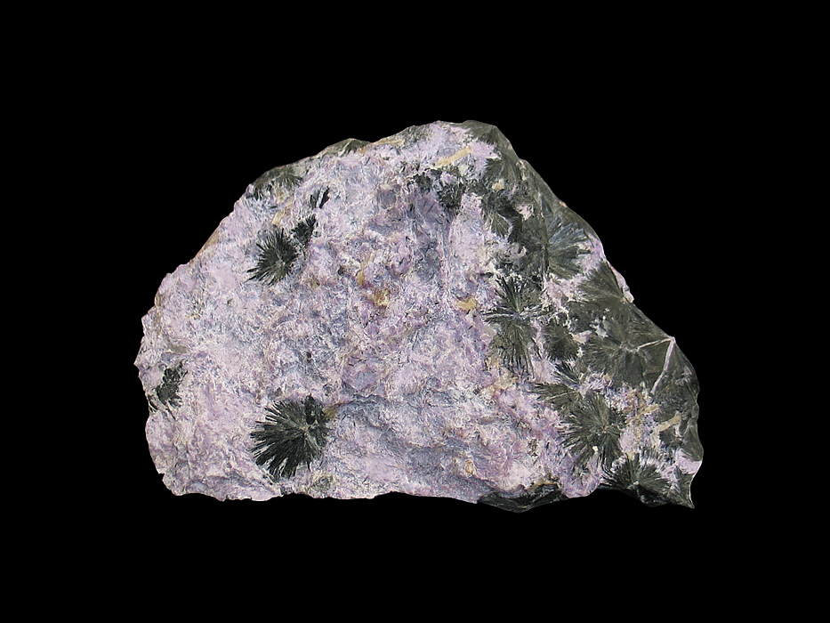 Charoite with Steacyite & Aegerine, Murunskii Massif, Chara and Tokko Rivers, Aldan Shield, Russia