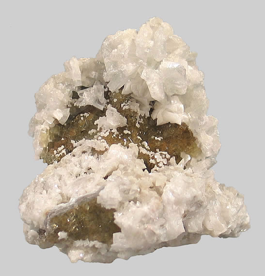 Fluorite with Calcite & Barite, Moscona Mine, Solís, Gijón, Asturias, Spain