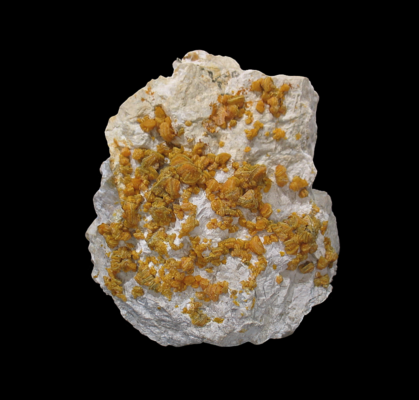 Wulfenite, Mezica Mines, Mezica, Carinthia Region, Slovenia