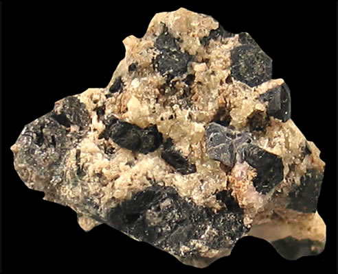 Cerussite, Biotite and Galena, Poudrette Quarry, Mont Saint-Hilaire, Québec, Canada