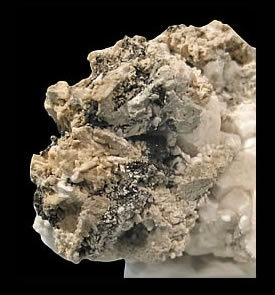 Analcime with Synchysite-(Ce), Poudrette Quarry, Mont Saint-Hilaire, Québec, Canada