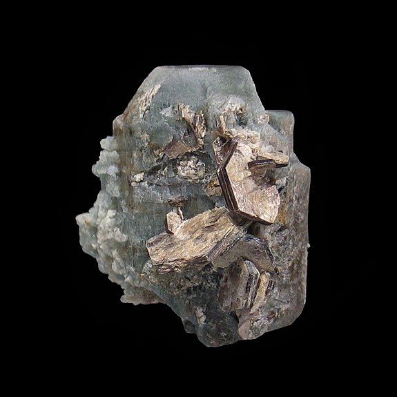 Fluorapatite, Golconda Pegmatite Field, Governador Valadares, Minas Gerais, Brazil