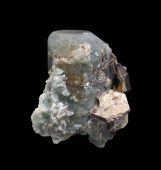 Fluorapatite, Golconda Pegmatite Field, Governador Valadares, Minas Gerais, Brazil