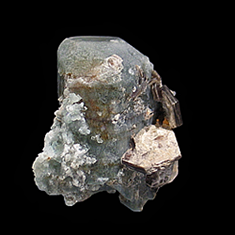 Fluorapatite, Golconda Pegmatite Field, Governador Valadares, Minas Gerais, Brazil