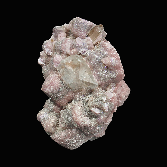 Lepidolite with Topaz, Virgem da Lapa, Minas Gerais, Brazil