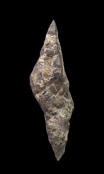 Calcite pseudomorph after Ikaite (Glendonite), Yayoi, Mikasa City, Sorachi Subprefecture, Hokkaido Prefecture, Japan