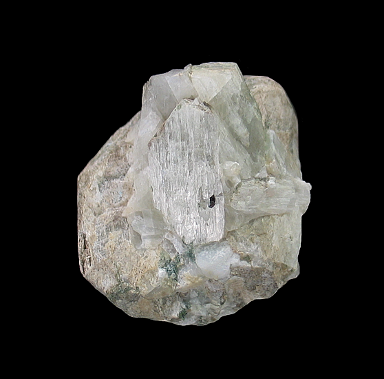 Calcite & Diopside pseudomorph after Wollastonite, Pitcairn, St. Lawrence County, NY