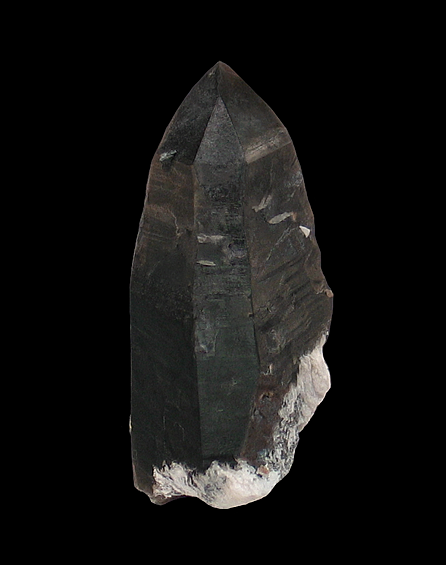 Smoky Quartz with Hematite pseudomorph after Siderite, Black and Blue Claim, Harris Park, Park County, Colorado