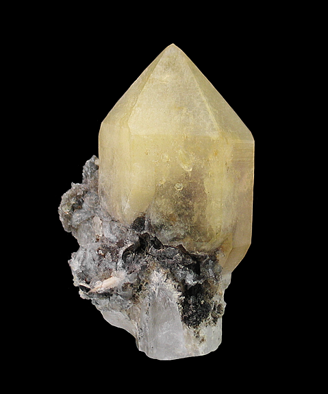 Quartz scepter, Orange River, Warmbad, Karasburg East, Karas Region, Namibia