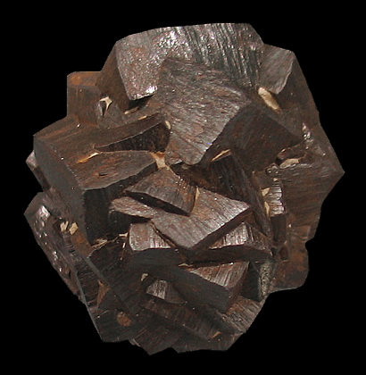 Limonite pseudomorph after Pyrite, Extertal, Westphalia, Germany