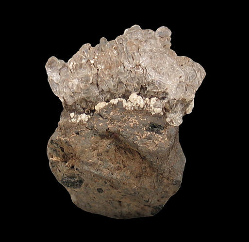 Hyalite Opal with Carbonate-rich Fluorapatite, Valec, Doupov, Karlovy Vary, Czech Republic