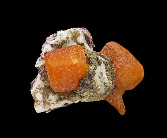 Wulfenite, Erupción Mine, Los Lamentos Mountains, Municipio Ahumada, Chihuahua, Mexico