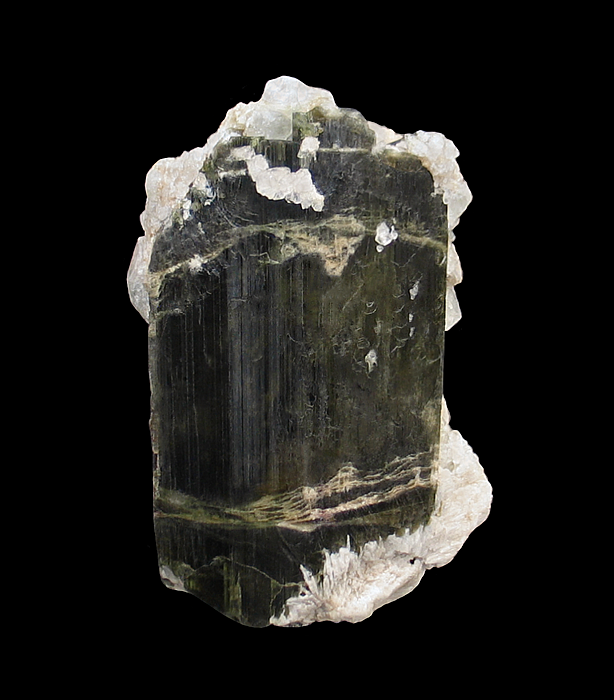 Elbaite and Topaz with Cleavelandite, Little Three Mine, Ramona District, San Diego County, CA