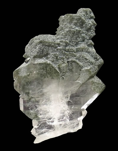 faden Quartz with Chlorite, Goschenen Valley, Uri, Switzerland